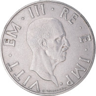 Monnaie, Italie, Vittorio Emanuele III, 2 Lire, 1940, Rome, TB+, Acier - 1900-1946 : Victor Emmanuel III & Umberto II