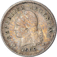 Monnaie, Argentine, 10 Centavos, 1909, TTB, Cupro-nickel, KM:35 - Argentina