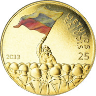 Monnaie, Lituanie, 25 Litai, 2013, Colorized, SPL, Cuivre-Nickel-Zinc - Lituania