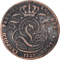 Monnaie, Belgique, 5 Centimes, 1833 - 5 Cents