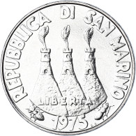 Monnaie, Saint Marin , 100 Lire, 1975, Rome, FDC, FDC, Acier, KM:46 - San Marino