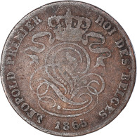 Monnaie, Belgique, 2 Centimes, 1865 - 2 Cent