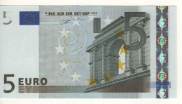 5 EURO  "N"  Austria   Firma Duisenberg     F 003 B5  /  FDS - UNC - 5 Euro