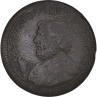 Monnaie, États Italiens, PAPAL STATES, Pius VI, 2-1/2 Baiocchi, 1796, Roma - Vatican