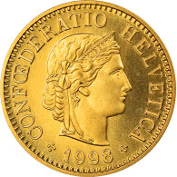 Monnaie, Suisse, 5 Rappen, 1998, Bern, FDC, Aluminum-Bronze, KM:26c - Autres & Non Classés