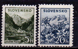SLOVACCHIA - 1940 - Tatra Mountains, Edelweiss In The Tatra Mountains - SENZA GOMMA - Unused Stamps
