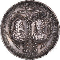 Autriche, Médaille, Eleonore Magdalene & Joseph I, Coronation, 1690, TTB+ - Altri & Non Classificati