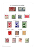 Album De Japon 1871-1962 - Juego De Hojas Preimpresas Color A4 Cartulina 300 Gramos - Pré-Imprimés