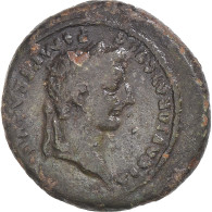 Monnaie, Tibère, Semis, 12-14, Lugdunum, TB, Bronze, RIC:246 - La Dinastia Giulio-Claudia Dinastia (-27 / 69)