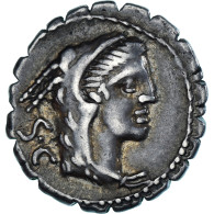 Monnaie, Procilia, Denier Serratus, 80 BC, Rome, TTB, Argent, Crawford:379/2 - Repubblica (-280 / -27)