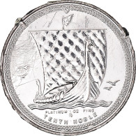 Monnaie, Île De Man, Elizabeth II, 1/10 Noble, 1985, TTB+, Platinum, KM:153 - Isla Man