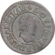 Monnaie, France, Louis XIII, Denier Tournois, 1611, Lyon, TTB, Cuivre, CGKL:360 - 1610-1643 Louis XIII Le Juste