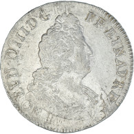 Monnaie, France, Louis XIV, 1/2 écu Aux 8L, 2e Type, 1704, Amiens, Réformé - 1643-1715 Luigi XIV El Re Sole