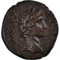 Monnaie, Auguste, As, 10-7 BC, Lyon - Lugdunum, TTB+, Bronze, RIC:I-230 - La Dinastia Giulio-Claudia Dinastia (-27 / 69)