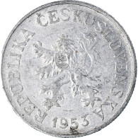 Monnaie, Tchécoslovaquie, 10 Haleru, 1953 - Tchécoslovaquie