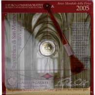 Saint Marin , 2 Euro, Galileo Galilei, 2005, Rome, FDC, Bimétallique, KM:469 - San Marino