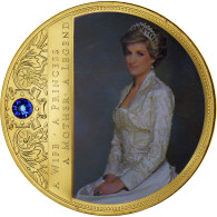 Royaume-Uni, Médaille, Portraits De La Princesse Diana, SPL, Copper Gilt - Altri & Non Classificati