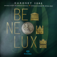 Belgique, 1 Cent To 2 Euro, Coffret Euro Belgique, Luxembourg Et Pays-Bas, 2005 - Belgique