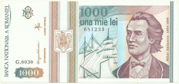 ROMANIA - 1 000 Lei - 05.1993 - Pick 102 - Unc. - Série G.0030 - 1000 - Roumanie