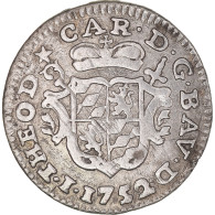 Monnaie, Liège, John Theodore, Plaquette, 1752, Liege, TTB, Argent, KM:152 - Other & Unclassified