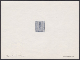 Egypt Sc70 Helio Vaugirard Stamp Printer's Sample 1950, Statue Of Ramses II - Egiptología