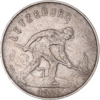 Monnaie, Luxembourg, Charlotte, Franc, 1953, Bruxelles, TTB, Cupro-nickel - Luxembourg