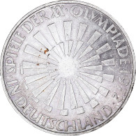 GERMANY - FEDERAL REPUBLIC, 10 Mark, 1972, Munich, KM:130, SUP+, Silver - Other & Unclassified