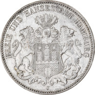Monnaie, Etats Allemands, HAMBURG, 3 Mark, 1914, Hamburg, TTB+, Argent, KM:620 - Other & Unclassified
