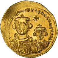 Heraclius, Avec Heraclius Constantin, Solidus, 616-625, Constantinople, Or - Byzantines