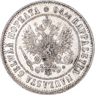 Monnaie, Finlande, Nicholas II, Markka, 1915, Helsinki, SUP, Argent, KM:3.2 - Finlandia