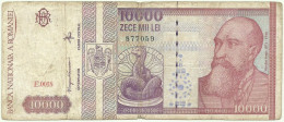 ROMANIA - 10.000 Lei - 02.1994 - Pick 105 - Série E.0018 - 10000 - Romania