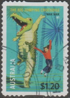 AUSTRALIA - DIE-CUT - USED - 2023 $1.20 Aussie Big Things - The Big Jumping Crocodile, Wak Wak, NT - Usados