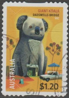 AUSTRALIA - DIE-CUT - USED - 2023 $1.20 Aussie Big Things - Giant Koala, Dadswells Bridge, Victoria - Gebruikt