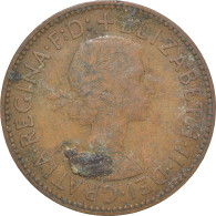 Monnaie, Grande-Bretagne, 1/2 Penny, 1958 - 1/2 Penny & 1/2 New Penny