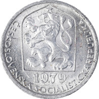 Monnaie, Tchécoslovaquie, 10 Haleru, 1979 - Checoslovaquia