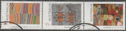 AUSTRALIA - USED 2009 $1.65 Indigenous Culture Strip Of Three - Gebraucht
