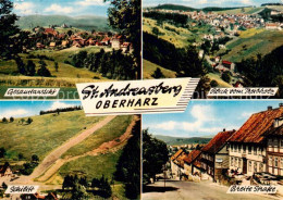 73814270 St Andreasberg Harz Panorama Blick Vom Treibholz Skilift Breite Strasse - St. Andreasberg