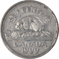 Monnaie, Canada, 5 Cents, 1999 - Canada