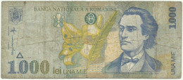 ROMANIA - 1.000 Lei - 1998 - Pick 106 - Série 003C - 1000 - Roemenië