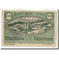 Billet, Autriche, Biberbach, 10 Heller, Paysage, SPL, Mehl:86 IIc - Oesterreich