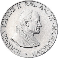Monnaie, Cité Du Vatican, John Paul II, 10 Lire, 1987, FDC, FDC, Aluminium - Vatican