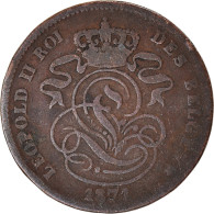 Monnaie, Belgique, 2 Centimes, 1871 - 2 Cents