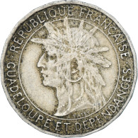 Monnaie, Guadeloupe, 1 Franc, 1921 - Sonstige & Ohne Zuordnung