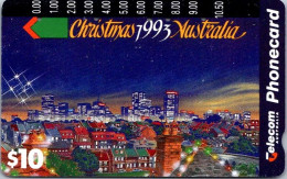 9-3-2024 (Phonecard) Christmas 1993 - $ 5.00 + 10.00 Phonecard - Carte De Téléphoone (2 Cards) - Australie