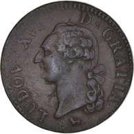 Monnaie, France, Louis XVI, Sol Ou Sou, Sol, 1791, Paris, TTB, Cuivre - 1774-1791 Luigi XVI