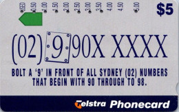 9-3-2024 (Phonecard) Sydney & Melboune New 9 - $ 5.00 X 2 Phonecard - Carte De Téléphoone (2 Cards) - Australie