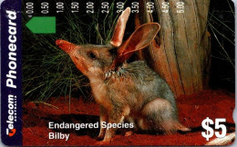 9-3-2024 (Phonecard) Endengered Species - $ 5.00 - 10.00 - Phonecard - Carte De Téléphoone (2 Cards) - Australia