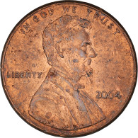 Monnaie, États-Unis, Lincoln Cent, Cent, 2004, U.S. Mint, Philadelphie, TB - 1959-…: Lincoln, Memorial Reverse