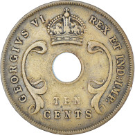 Monnaie, Afrique Orientale, 10 Cents, 1943 - Colonie Britannique