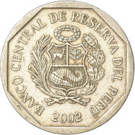 Monnaie, Pérou, 50 Centimos, 2002, Lima, TTB, Cuivre-Nickel-Zinc (Maillechort) - Pérou